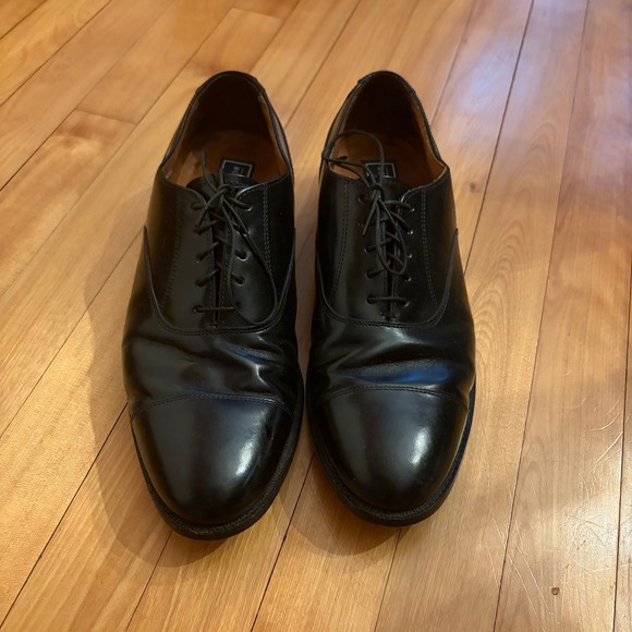 Bostonian Other - Bostonian Classics Mens Black Leather Cap Toe Oxford Shoes Made in USA 9.5 D/B